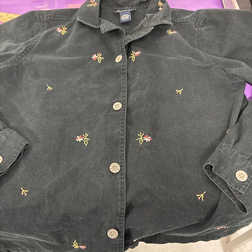 Denim-co Women's Black and Navy Jacket